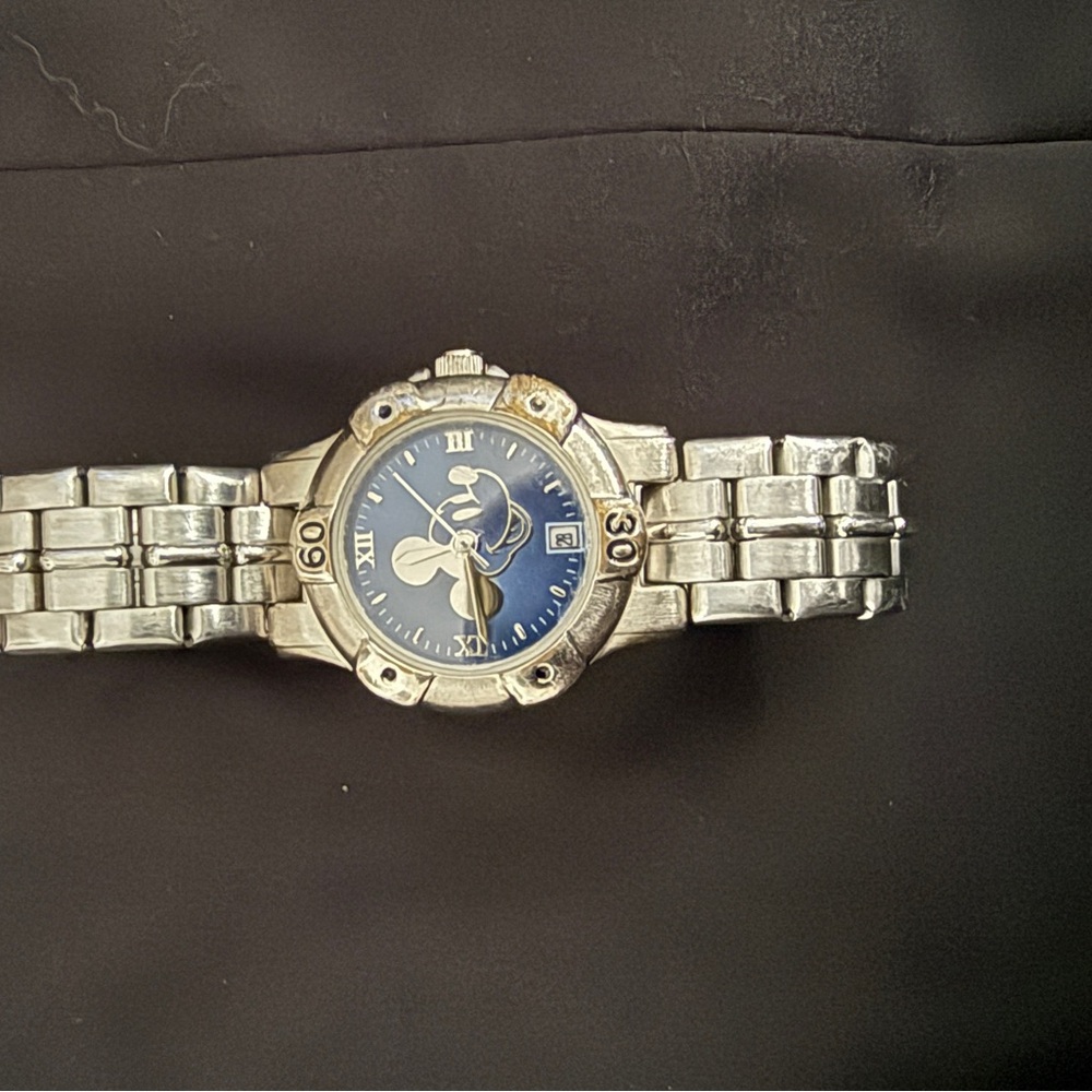 Disney Silver and Blue Women's Watch
